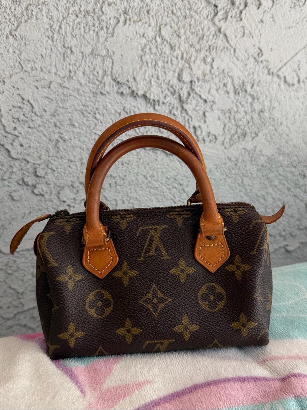 Louis Vuitton Monogram Nano Mini Speedy Vintage Bag